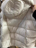美力城暖天鵝泡芙羽絨服鵝絨女裝新款短款保暖外套百搭休閑 鈦金白 L （120-130斤） 曬單實(shí)拍圖