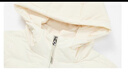 Rapido靂霹道秋冬女士雙層立領(lǐng)鵝絨休閑時尚舒適運動羽絨服CP4938X01 象牙色 M 160/84A 曬單實拍圖