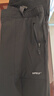 素湃防潑水沖鋒軟殼褲防風(fēng)耐磨戶(hù)外褲子秋季男女休閑褲 極夜黑 2XL 曬單實(shí)拍圖