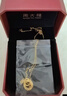 周大福圓環(huán)太陽(yáng)黃金項鏈雙環(huán)鎖骨鏈(工費420)45cm約7.25g F219112 曬單實(shí)拍圖