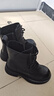 意爾康女鞋冬季復古英倫風(fēng)馬丁靴女時(shí)尚顯瘦女短靴 26679W黑色39 曬單實(shí)拍圖