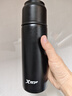 特步（XTEP）保溫杯水杯316不銹鋼男女士學(xué)生輕巧便攜茶杯子大容量京東自營(yíng)黑 曬單實(shí)拍圖