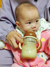 煦凜日本嬰兒奶瓶0-6個(gè)月新生兒防脹氣防摔防嗆防母乳帶吸管喂奶神器 【小號奶瓶】+2個(gè)原裝十字奶嘴 180ml 曬單實(shí)拍圖