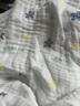 潔麗雅（Grace）A類(lèi)純棉嬰兒紗布浴巾男女寶寶洗澡巾新生兒用品大毛巾被110*110cm 曬單實(shí)拍圖