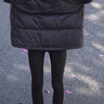 駱駝熾云羽絨服男女冬季連帽防潑防風(fēng)鴨絨輕暖情侶面包服 黑色 男女同款【火山】7674B L 曬單實(shí)拍圖