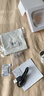 漫步者（EDIFIER）【王一博代言】FitBuds Pro真無(wú)線(xiàn)主動(dòng)降噪藍牙耳機太空艙入耳式低延遲輕奢學(xué)生音樂(lè )游戲運動(dòng)禮物 【皮革紋理設計】晨曦白+收納袋 曬單實(shí)拍圖