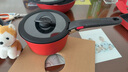 特福（Tefal）鍋具套裝百變鍋可拆卸煎炒鍋有鈦不粘鍋六件套千葉玫瑰紅 曬單實(shí)拍圖