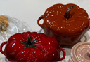 琺寶（staub）陶瓷創(chuàng)意雙耳帶蓋補(bǔ)品湯盅燉罐湯煲蒸蛋盅甜品湯碗小烤盤烘焙模具 南瓜盅0.7L-肉桂黃 曬單實(shí)拍圖