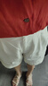 優(yōu)衣庫(kù)女裝麻棉短褲/休閑褲子473696 01 乳白色 M /160/66A 曬單實(shí)拍圖