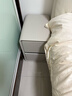 芝華仕（CHEERS）現(xiàn)代簡約收納儲物簡極易窄床頭柜30cm主臥室小柜子白月光G087B白 曬單實拍圖