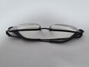 阿瑪尼（Emporio Armani）阿瑪尼近視眼鏡框男女款商務(wù)半框鈦架可配度數眼鏡架 0EA1044TD 3127 磨砂黑尺寸55 僅鏡架-可試戴 曬單實(shí)拍圖
