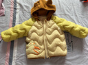 迷你巴拉【三防】男童女童輕暖羽絨服兒童萌趣造型冬連帽外套25年新款 淺卡其50313 【白鴨絨—1000+清潔度】 90 【34.6g】 曬單實(shí)拍圖