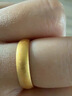 妗綺水貝黃金金店同款足金包銀泥鰍背戒指古法亮面素圈實(shí)心情侶款對戒 4mm泥鰍背古法戒指[金約0.8]4克 11號[國號24] 曬單實(shí)拍圖