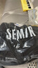 森馬（Semir）輕松羽絨|羽絨服女寬松連帽面包服時(shí)尚冬防潑水防風(fēng)外套百搭 黑色（灰鴨絨）90001 S 曬單實(shí)拍圖