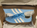 adidas「T頭鞋」VL COURT復古休閑板鞋德訓鞋男女阿迪達斯輕運動(dòng)   藍色/亮白/樹(shù)脂黃   46 曬單實(shí)拍圖