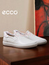 愛(ài)步（ECCO）休閑鞋女鞋 25年夏季牛皮休閑板鞋一腳蹬小白鞋 柔酷 470853 白色47085361146 38 (240mm) 曬單實(shí)拍圖