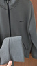 雅戈爾（YOUNGOR）長(cháng)袖T恤男立領(lǐng)拉鏈衫空氣針織面料蓬松有型穿著(zhù)舒適 灰色 2XL 曬單實(shí)拍圖