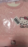 Hello Kitty女童保暖內衣套裝加絨厚兒童夾棉秋衣秋褲套裝 55501粉色 155  曬單實(shí)拍圖