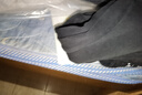利郎青年商務(wù)男裝【四面彈力】休閑褲男肌理TR薄絨通勤長(cháng)褲Q4DXK601 黑色 32 (170/80A) 曬單實(shí)拍圖