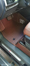 奧迪A4L Q5L A6L A3 Q3 Q7 Q2L A5 A8L Q5環(huán)保繡標全包圍汽車(chē)腳墊 咖色+咖色納米絨雙層-車(chē)標-雙儲物兜 曬單實(shí)拍圖