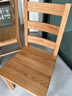 原始原素實(shí)木餐椅橡木椅子書(shū)椅學(xué)習椅北歐現代簡(jiǎn)約餐桌椅飯桌餐椅1把B1121 曬單實(shí)拍圖