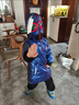 G.DUCKKIDS小黃鴨奧特曼男童羽絨服免洗冬季新中長(cháng)款加厚男寶寶紅色外套兒童 字母藍色-胸標亮燈款 140 cm 曬單實(shí)拍圖