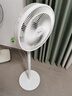 美的（Midea）電風(fēng)扇落地扇臺(tái)扇家用大風(fēng)量電扇宿舍輕音低噪臺(tái)式桌面兩用節(jié)能 【升級(jí)七葉強(qiáng)風(fēng)  臺(tái)地兩用】象牙白 曬單實(shí)拍圖