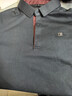 啄木鳥(niǎo)100純棉長(cháng)袖t恤男士純色春秋薄款翻領(lǐng)內搭休閑體恤上衣打底polo衫 5518灰色 XL 175135-150斤穿 曬單實(shí)拍圖