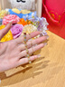 央創(chuàng  )時(shí)尚【中國黃金】手鏈女款生日紀念日禮物女生送女友老婆女士手串S925 曬單實(shí)拍圖
