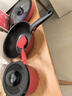 特福（Tefal）鍋具套裝百變鍋可拆卸煎炒鍋有鈦不粘鍋六件套千葉玫瑰紅 曬單實(shí)拍圖