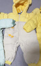 巴拉巴拉童裝嬰兒羽絨服連體衣寶寶2025新款冬裝加厚保暖哈衣爬服萌趣造型 咖色小鴨子-白鴨絨 80 cm-充絨量82g 曬單實(shí)拍圖
