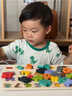煦凜德國數字認知板3-6歲兒童益智玩具英文字母拼圖積木配對啟蒙教具 數字積木拼板 曬單實(shí)拍圖
