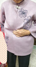 奉孝中老年人奶奶秋裝毛衣兩件套秋冬媽媽上衣60-70歲洋氣老太太衣服 曬單實(shí)拍圖
