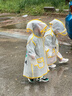 甜甜仔兒童雨衣幼兒男女童防水全身幼兒園防雨服小童女孩3-6歲寶寶雨披 曬單實(shí)拍圖