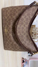 蔻馳（COACH）【品牌直供】女士LAUREL31中號(hào)手提單肩斜挎流浪包卡其棕色CV975 曬單實(shí)拍圖