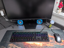 雷神k104機械鍵盤(pán)104鍵有線(xiàn)鍵盤(pán)電腦辦公游戲 全鍵無(wú)沖幻彩混光 黑神話(huà)悟空 【鍵鼠套裝】K104極夜青軸+MG701有線(xiàn)鼠標 曬單實(shí)拍圖