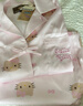 野獸派家居（tbh）三麗鷗Hello Kitty星光緞長(cháng)款家居服套裝可外穿睡衣長(cháng)款 千禧粉 S 曬單實(shí)拍圖