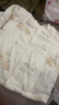 童泰（TONGTAI）寶寶套裝秋冬純棉夾棉嬰兒衣服內衣男女童加厚上衣褲子黃色100cm 曬單實(shí)拍圖