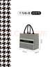 沐言包裝帆布袋手提袋上班女時(shí)尚外出千鳥(niǎo)格大容量手提帆布包包定制禮品袋 【水墨黑】千鳥(niǎo)格·暗扣款B5 曬單實(shí)拍圖