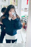 棉致大毛領(lǐng)短款羽棉絨服女2025冬季新款歐美風(fēng)收腰顯瘦減齡棉襖外套 黑色 S 曬單實(shí)拍圖