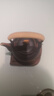 容山堂粗陶茶壺煮茶器茶具套裝泡茶壺燒水壺電陶爐圍爐煮茶碳爐酒精爐 粗陶提梁壺-祥云鈕 780ml 曬單實(shí)拍圖
