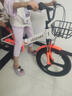 鳳凰（Phoenix）兒童自行車(chē)兒童折疊自行車(chē)6-10歲公主車(chē)小學(xué)生自行車(chē)女孩兒童單車(chē) 20寸活力橙丨一體輪+可折疊+禮包 曬單實(shí)拍圖