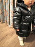 高梵黑金兒童鵝絨服3.0龍騰系列中長款親子裝兒童羽絨服黑色(亮面)110 曬單實拍圖