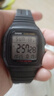 卡西歐（CASIO）手表戶(hù)外運動(dòng)防水時(shí)尚簡(jiǎn)約復古學(xué)生小方表W-96H-1A 2A 1B2A電子表 W-96H-1B深灰色 曬單實(shí)拍圖