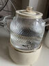 World Kitchen康寧養生壺全玻璃恒溫壺煮茶壺煮茶器1L辦公室必備家用花茶壺燉煮燒水壺電熱水壺煮水壺（標準款） 曬單實(shí)拍圖