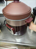 蘇泊爾（SUPOR）電燉鍋煲湯鍋全自動(dòng)家用紫砂鍋燉湯燉鍋電砂鍋燉盅官方旗艦 紅棕色 6000ml 曬單實(shí)拍圖
