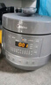 美的（Midea）【國家補貼】0涂層精鋼厚釜電壓力鍋5L雙膽全自動(dòng)智能預約家用煲湯煮飯電飯煲C5856G高壓鍋4-6人 曬單實(shí)拍圖