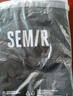 森馬（Semir）休閑褲男冬季情侶寬松直筒工裝褲磨毛抓絨多口袋時(shí)尚101724127202 曬單實(shí)拍圖