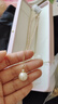 海蒂5-6mm18K金媲美海水光澤無(wú)核淡水珍珠項鏈女附證書(shū)送女友禮物 曬單實(shí)拍圖