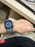 Apple/蘋(píng)果 Watch Ultra 3 智能手表GPS+蜂窩款49毫米原色鈦金屬表殼淺藍色高山回環(huán)式表帶M MEWN4CH/B 曬單實(shí)拍圖